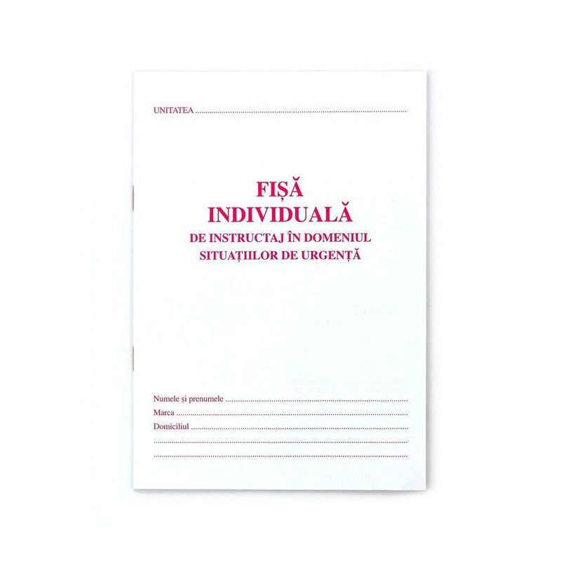 FISA INDIVIDUALA PSI (ISU) FISA INDIVIDUALA PSI (ISU)